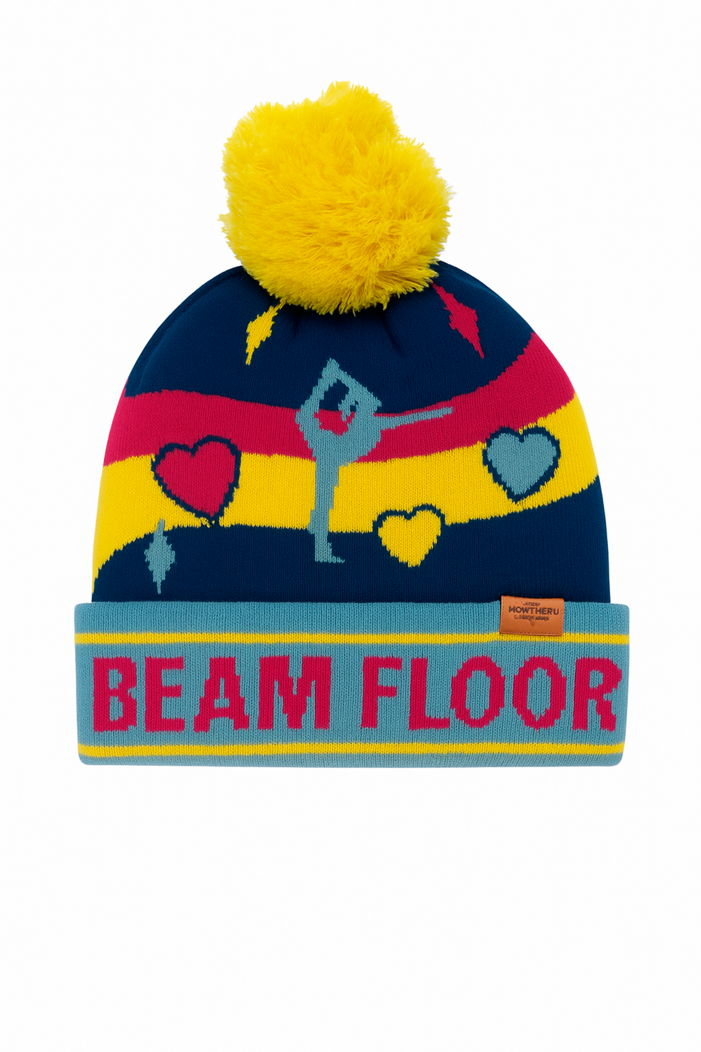 Gymnastics Pom Beanie