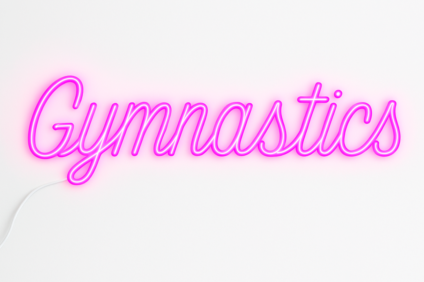 Gymnastics Neon Sign