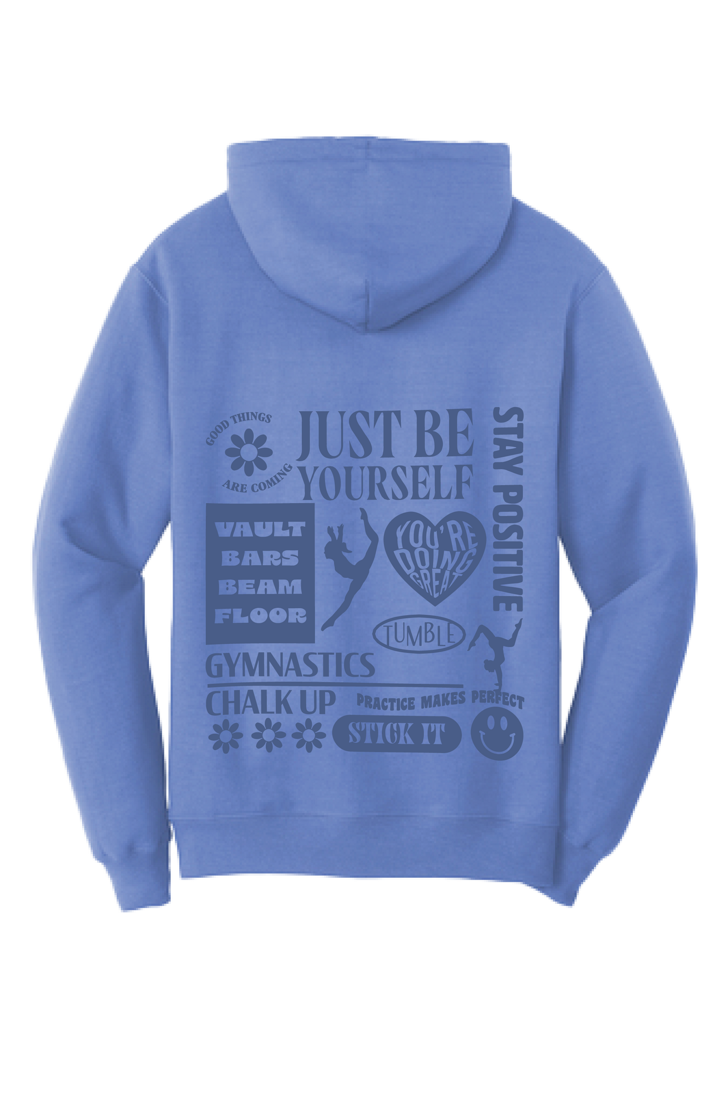 Gymnastics Collage Hooded Sweatshirt