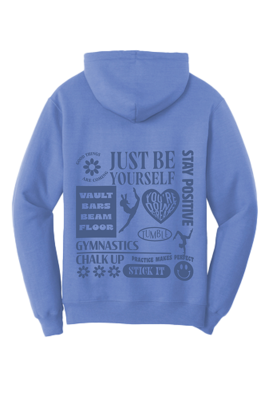 Gymnastics Collage Hooded Sweatshirt