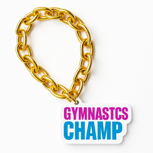 Foam Chain Gymnastics Champ Necklace