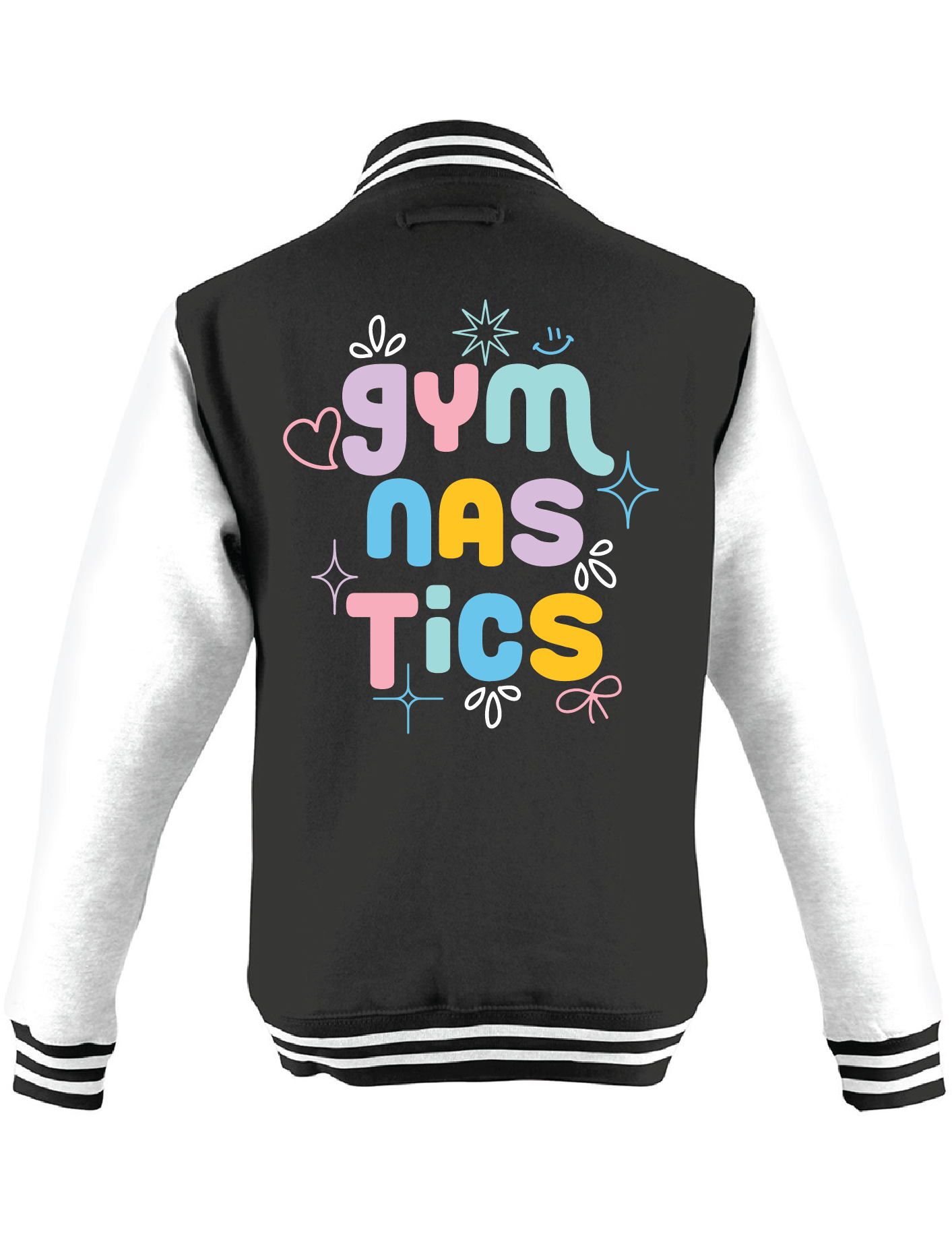 Gymnastics Embroidered Letterman Jacket