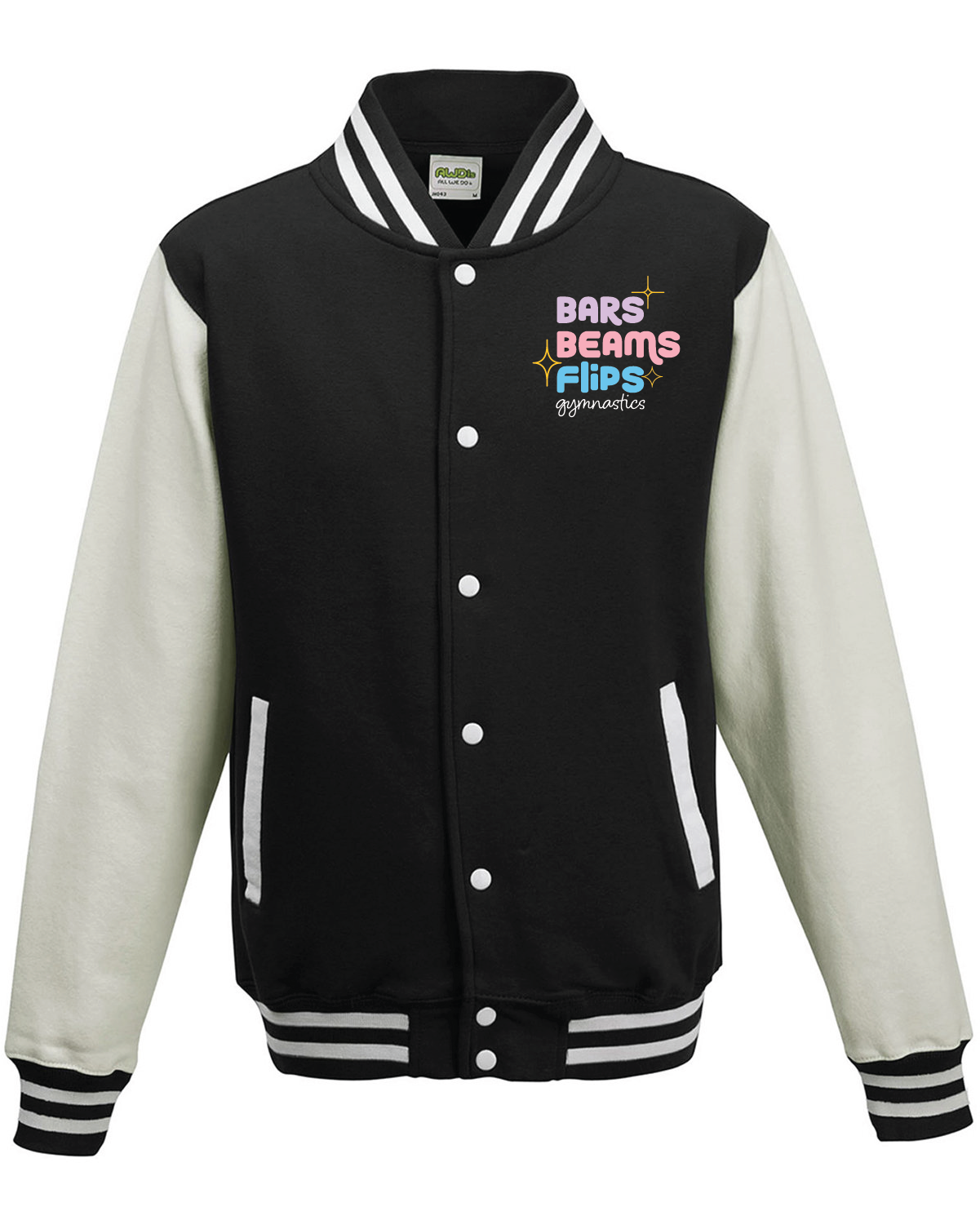 Gymnastics Embroidered Letterman Jacket