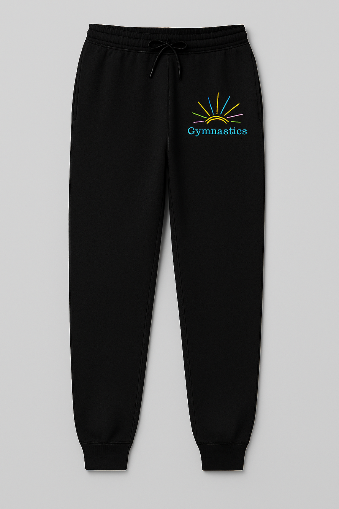 Embroidered Gymnastics Joggers