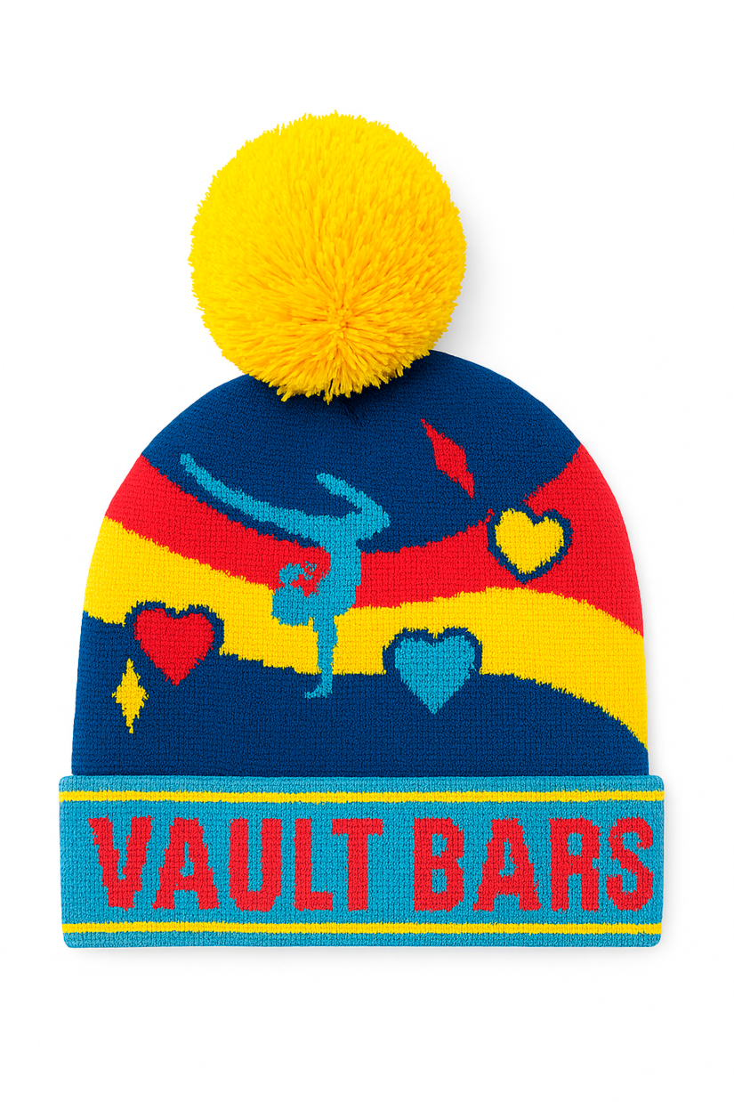 Gymnastics Pom Beanie