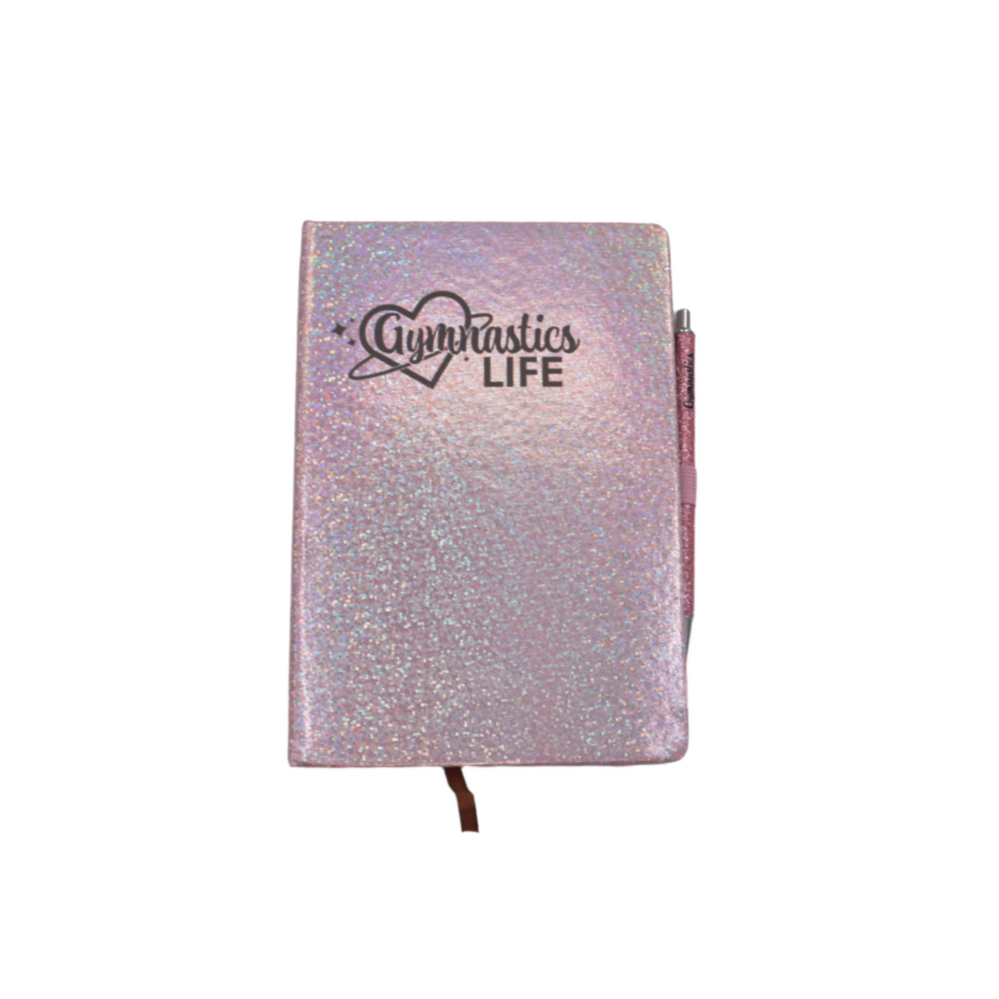 Gymnastics Starry Notebook with Matching Pen