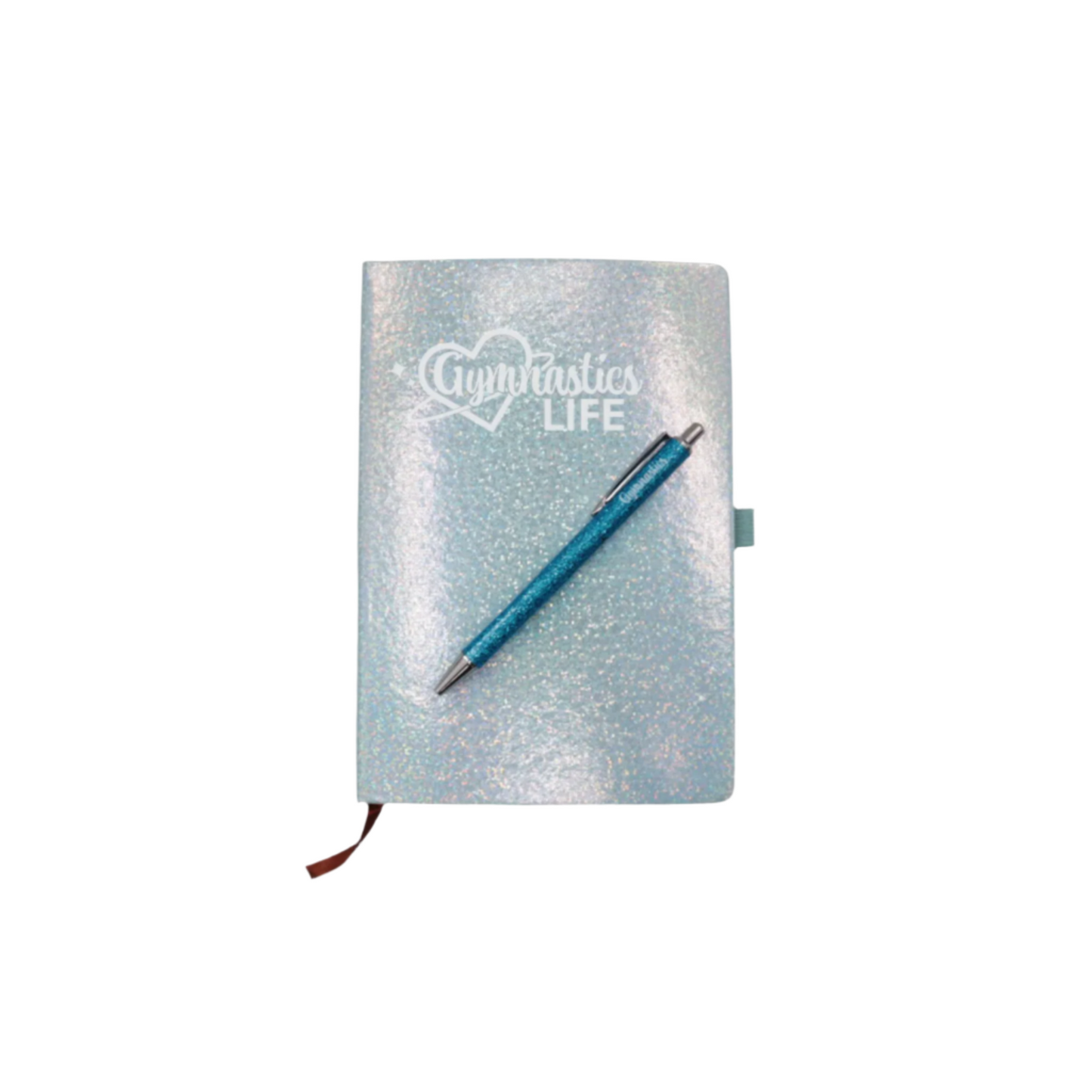 Gymnastics Starry Notebook with Matching Pen