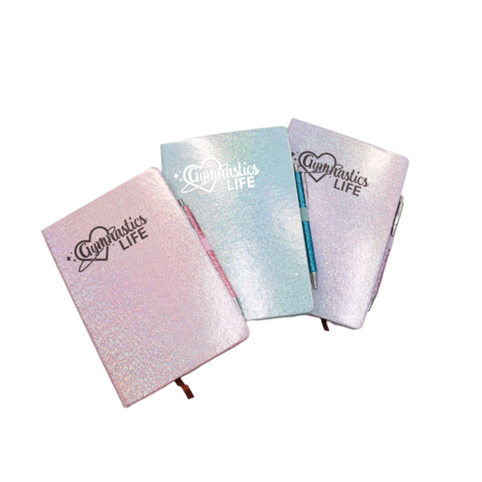 Gymnastics Starry Notebook with Matching Pen