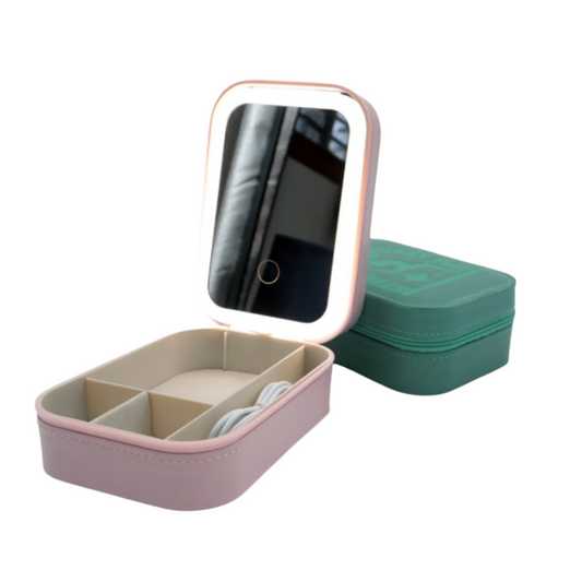 Accessory Case with Lighted Mirror