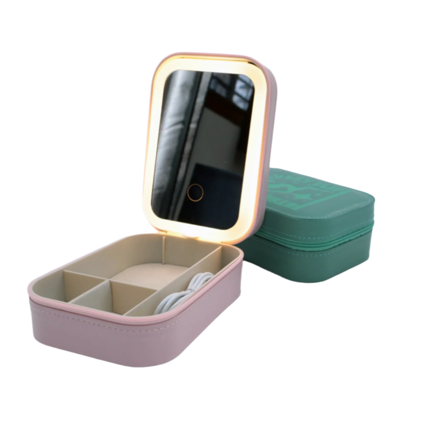 Accessory Case with Lighted Mirror