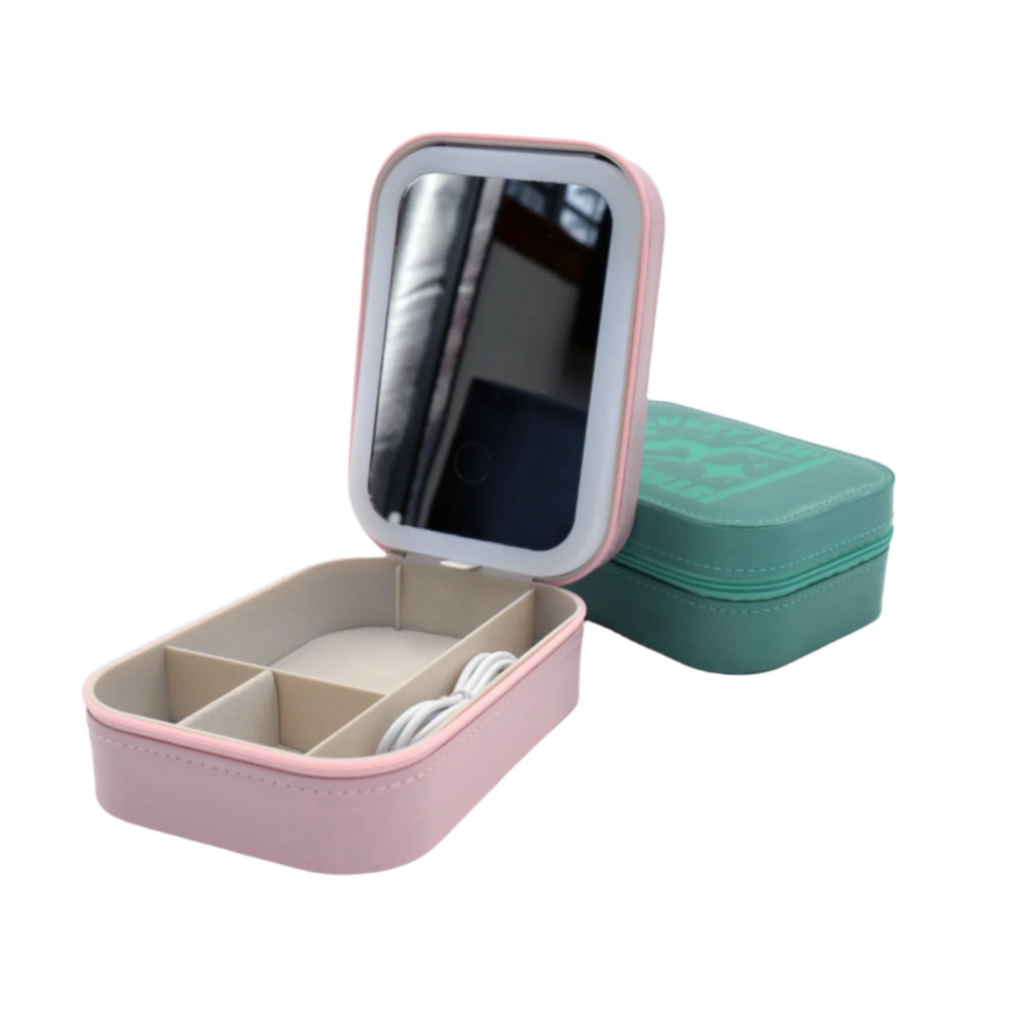 Accessory Case with Lighted Mirror